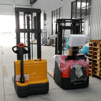 Lifting gratuit 1 tonne 1,5 tonne 2 tonnes de charge 3 mètres 4 mètres de hauteur gerbeur de conteneurs électrique avec batterie au lithium prix