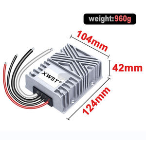 ตัวแปลงไฟฟ้ากระแสตรงแบบ DC-DC 36V48V เป็น 24V อินเวอร์เตอร์แปลงไฟแบบ Step Down ตัวแปลง <span class=keywords><strong>Buck</strong></span> 55A 65A พร้อมตัวควบคุมแรงดันไฟฟ้า ACC 1320W 1560W CE - Product Image 5