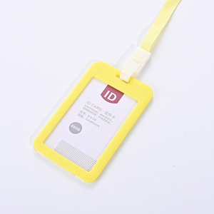 Porte-cartes d'identité avec lanière imprimée à prix compétitif personnalisé très vendu badge d'identification de travail - Product Image 4
