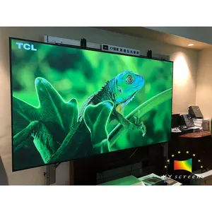 XY Tela 110 "16:9 fronteira Estreita anti-luz 4K vava xiaomi mijia 4K laser UST ALR tela de projeção para home theater