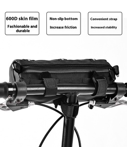 กระเป๋าปั่นจักรยานด้านหน้าสีน้ำเงินทะเลสาบสำหรับกรวดทรายสำหรับเจ้าของจักรยาน - Product Image 6