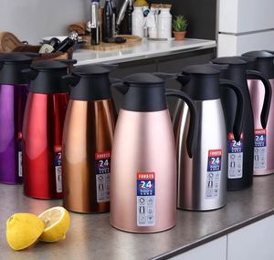 Moderna Caja de Regalo de Acero Inoxidable 304, Termo de Gran Capacidad de 2L para Café y Agua Caliente, Aislamiento al Vacío - Product Image 4