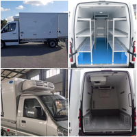 Unit Pendingin Reefer Bertenaga Baterai Listrik 12V 24V Inverter Kompresor Senyap untuk Pengiriman Jarak Dekat (Last Mile Delivery) di Mobil Van Kargo