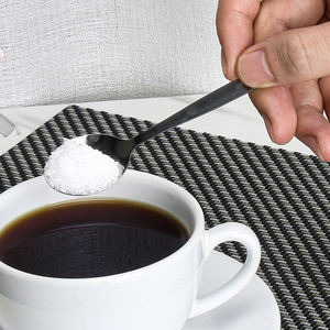 ชุดช้อนส้อมสแตนเลสสีเงิน 2 ชิ้น ชุดช้อนกาแฟ ขนมหวาน ชา และน้ำผึ้งขนาดเล็ก สำหรับแคมป์ปิ้ง เกรดอาหาร ทำความสะอาดง่าย - Product Image 5