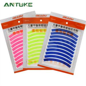 Autocollants réfléchissants pour jantes de vélo d'équilibre pour enfants Readu, flexibles, qualité diamant, 2-5 ans, matériau PP - Product Image 1