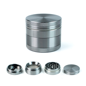Custom Aluminum Alloy <b>Herb</b> <b>Grinder</b> 4 Layer Round Modern Style Dry <b>Herb</b> <b>Grinder</b> Multiple Colors Available - Product Image 5