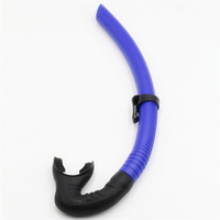 Tube respiratoire de plongée en gros, tube de plongée humide en PVC, tube respiratoire pour la natation sous-marine, tuba de plongée sous-marine