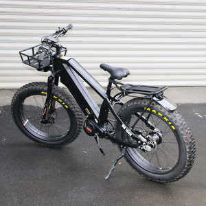New Style Dual Battery Ebike Mid Drive 48V 1000W Belt Drive Electric Fat Bike Bicycle - Product Image 3