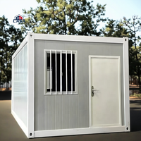 Conteneur de stockage plat petite maison maison modulaire préfabriquée 20 pieds maisons de conteneur détachable