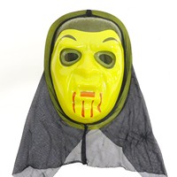 Masque intégral effrayant en PVC de panda pour Halloween, remise de diplôme, fête, mascarade, costume, accessoires de cosplay