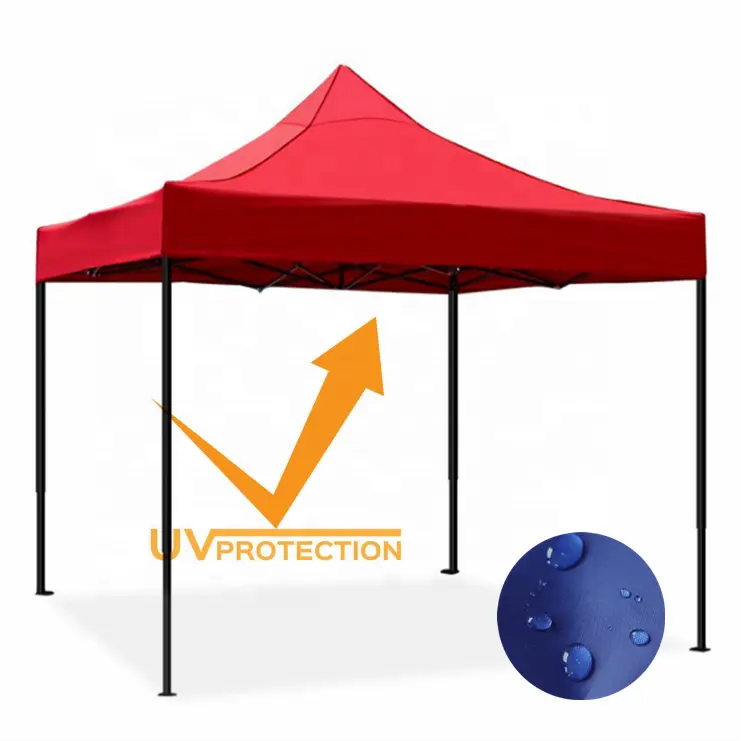 Benutzer definierte zusammen klappbare Pop-up-Outdoor-Baldachin Zelt mit Logo Vier-Jahreszeiten-Zelt Sonnenschirm für Event