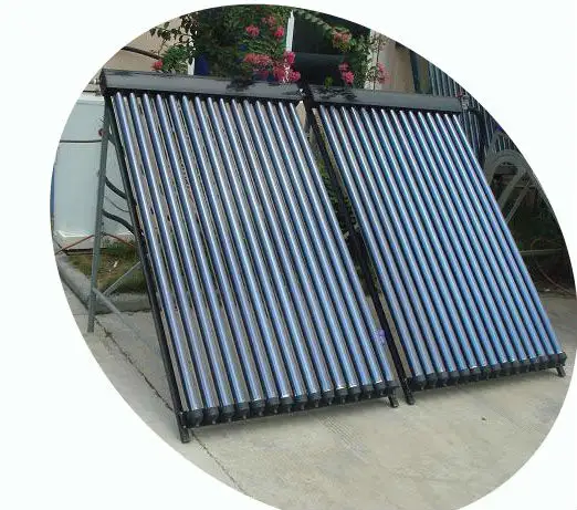 Solar Keymark /SRCC/EN12975 Approved pressurized evacuated tube solar heat collector for pool / floor heating system