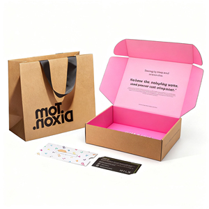 Boîtes d'expédition et d'emballage de luxe en carton ondulé pour sous-vêtements, t-shirts et vêtements, avec logo personnalisé - Product Image 1