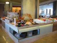 Peralatan Prasmanan Hotel Komersial, Meja Salad, Konter Penyajian Seafood, Prasmanan Makanan Dingin