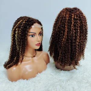 Promoción Cabello Humano 100% Jerry Curly 2x6 Closure 18 Pulgadas 10A Calidad Premium 250g Precio Mayorista $62 Disponible - Product Image 1