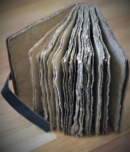 Carnet de notes de voyage A5 vintage fait à la main en cuir Journal Journal 100 feuilles de papier de bord de pont croquis couverture rigide Style cadeau - Product Image 5