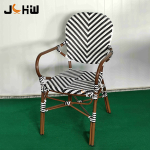 Meubles de <span class=keywords><strong>Restaurant</strong></span> extérieur commercial Style français <span class=keywords><strong>Paris</strong></span> café Bar Bistro chaise en rotin jardin Table à manger ensemble - Product Image 3