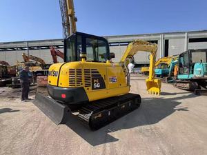 Used Komatsu PC56 Mini Hydraulic Excavator Sale Practical Back <b>Hoe</b> Engineering Machine 5ton Digger - Product Image 4