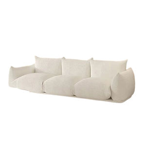 Hot Selling <span class=keywords><strong>Modern</strong></span> Minimalist Dreisitz Tufted Stoff bezug Holz schaum Schnitts ofa Kunden spezifische Größe für Villa Wohnzimmer - Product Image 5