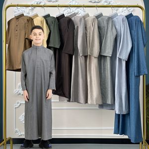 Ropa Musulmana Cómoda y Suave, Venta de Fábrica Islámica, Dubái, Arabia, Jubbah, Thobe Saudí, Thobe Marroquí para Niños - Product Image 1