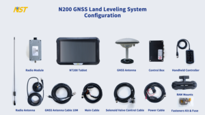 Sistema de Nivelación de Terrenos NST N200 GNSS GPS RTK con Controlador de Pantalla Táctil, Equipo de Topografía Diferencial para Nivelación de Tractores Agrícolas - Product Image 6