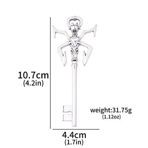 Accesorio de Videojuego <span class=keywords><strong>Resident</strong></span> Evil 4, Nuevo Llavero con Colgante de Llave <span class=keywords><strong>Alien</strong></span>ígena, Impresión Offset, Acero Inoxidable, Promocional, Unisex - Product Image 3