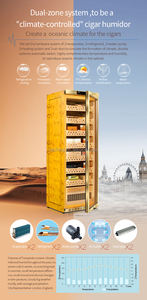 Umidificador de Charutos Raching Compressor para Mais de 1000 Charutos, Umidificador Eletrônico Premium com Controle Climático Preciso - Product Image 2