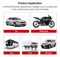 Traceur GPS 4G portable avec haut-parleur, système d'alarme antivol pour motos/motocyclettes, compatible Android, dispositif de suivi