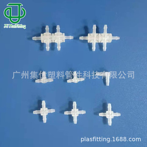 Conector de Plástico Tipo Cruz de Cuatro y Seis Vías JU PlasFitting, Accesorio Flexible para Mangueras de 1.6-10mm, Apto para Agua, Aire y Agua Salada - Product Image 4