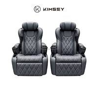 Siège de voiture modifié de luxe en cuir de style aérodynamique JS02A KIMSEY pour Toyota Alphard Vellfire Sienna Granvia