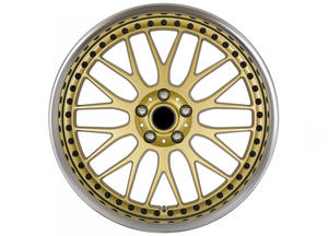 SW V3-XX forgé 3 pièces roues 5 trous lèvre de polissage pour 350Z 370Z E30 E36 E46 E90 W124 W201 A4 <span class=keywords><strong>Golf</strong></span> Crown LS GS Accord AE86 Civic - Product Image 6