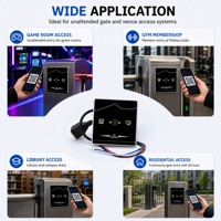 Lecteur d'accès réseau TCP/IP 13,56 MHz RJ45, lecteur de cartes QR intelligent à distance, prise en charge des protocoles UDP HTTP MQTT