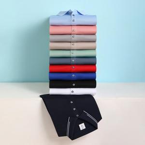 <span class=keywords><strong>เสื้อ</strong></span>ยืดแขนสั้นผู้ชายผ้าสแปนเด็กซ์เนื้อนุ่ม ระบายอากาศได้ดี คุณภาพดี ลดริ้วรอย พร้อมโลโก้สั่งทำพิเศษ  ลดราคา - Product Image 3