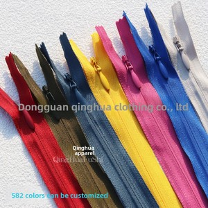 For No. 3 Cloth Edge Invisible Zipper Closed Tail Water Drop Head Tail Garment Wedding Dress Thick Skirt <strong>Genuine</strong> <strong>Nylon</strong> - Product Image 2