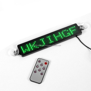 Écran publicitaire LED mini pour voiture, haute luminosité, alimenté par USB, avec télécommande et application de modification, écran monochrome pour fenêtre de voiture. - Product Image 6