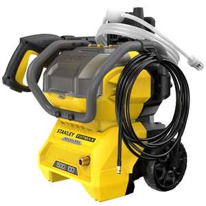 Nettoyeur haute pression électrique Stanley Patmax 1500 Psi 1,4 GPM avec roues et tuyau - Product Image 1