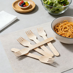 شوك وسكاكين وملاعق قابلة للتحلل للحفلات والمناسبات والوجبات اليومية، أدوات مائدة مستدامة ومتينة وقابلة للتحلل الحيوي - Product Image 1