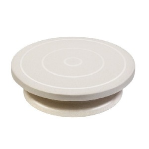 Plato Giratorio de Plástico para Decoración de Pasteles, Antideslizante, Blanco, Herramienta para Decorar Pasteles - Product Image 2