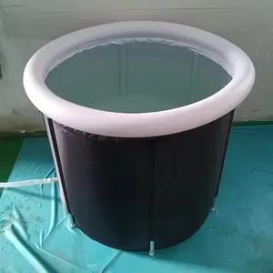 The Collapsible Bath Tub With Aluminum Pole Cold Plunge Portable Bath Recovery Pod Inflatable Tub Ice Bath