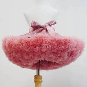 Cô Gái Tutu Váy Bow Trẻ Sơ Sinh Toddler Tulle Váy Toddler Nhảy Múa Ba Lê Tutu Bán Buôn Fluffy Tutu Với Bow Váy Cho Cô Gái Trẻ Em