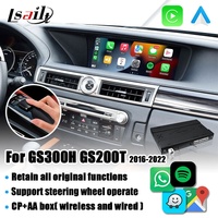 Wireless CarPlay pour Lexus GS GS200T GS300 2013-2022 RX UX LX... Interface Android Auto prise en charge de la caméra de recul