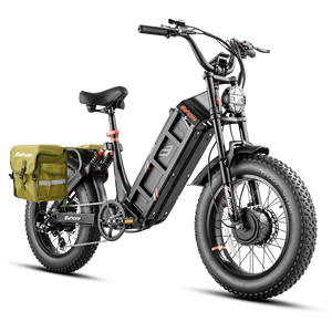 จักรยานไฟฟ้า Juliet 3 Eahora Custom Motor Power 95N-m*2 รุ่น Ebike 48V 60Ah แบตเตอรี่ไฮบริด สำหรับขี่บนภูเขา ทางลูกรัง บรรทุกของได้ สำหรับผู้ใหญ่ ขนาด 20 นิ้ว - Product Image 6