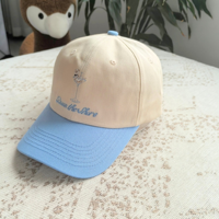 Gorra de Béisbol Estilo Dad Hat, de Sarga de Algodón, Bicolor, de 6 Paneles, Sin Estructura, con Hebilla Metálica Ajustable, Estilo Chino, Casual, para Golf
