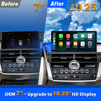 Lecteur DVD de voiture Lexus NX 2015-2017, écran 10,25'', Android 13 avec interface sans fil CarPlay Android Auto, Binarytek
