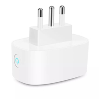 Prise intelligente italie SmartLife, minuterie d'alimentation, commande vocale, 16a Tuya, WIFi, prise intelligente