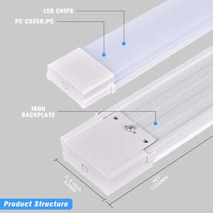Lámpara LED de Superficie Moderna y Minimalista YIHAN, 6000K Luz Diurna, Pantalla Esmerilada, Acabado Mate de Aluminio y PC, Regulable - Product Image 2