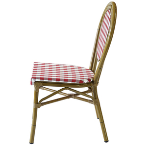 Al Aire Libre París jardín francés restaurante aluminio comedor muebles Patio café Teslin Bistro silla - Product Image 3