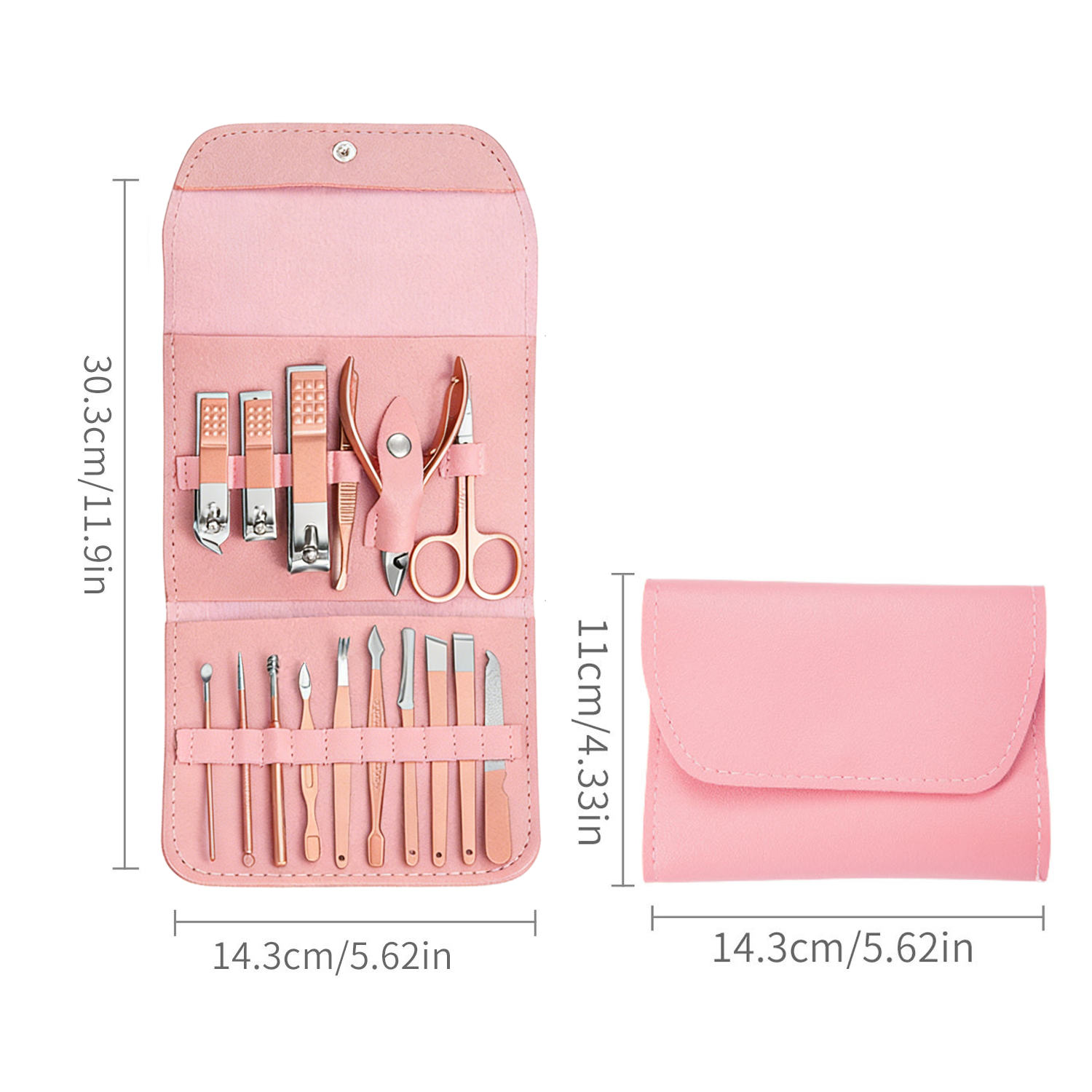 Juego de 16 piezas Rosa