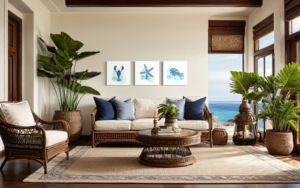 Décoration murale élégante en papier artistique en forme de coquille de Nautilus pour une élégance côtière et un style intérieur sophistiqué - Product Image 5