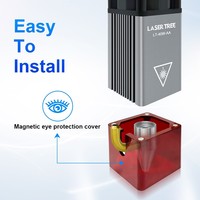 Module Laser LASER TREE 40W, Tête de Gravure et de Découpe Laser à Diode 5W de Puissance Optique 450nm avec Assistance d'Air pour Marquage sur Bois, Outil DIY
